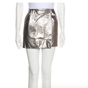 Diane von Furstenberg metallic skirt